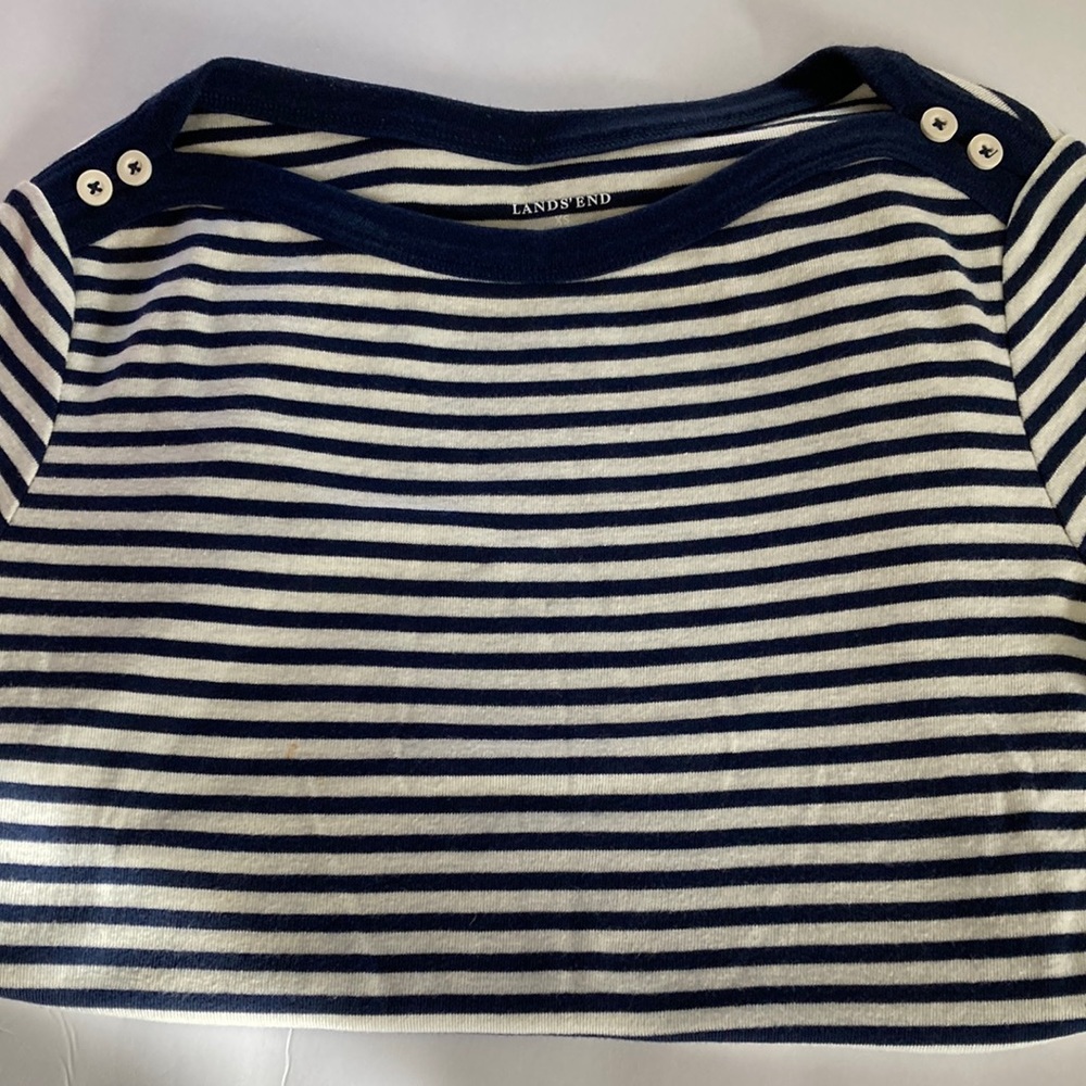 Lands end short sleeve shirt-XS